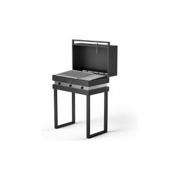 Fògher Barbecue à Gaz avec Four FGA 750 FO avec Pieds Tubulaires Fixes