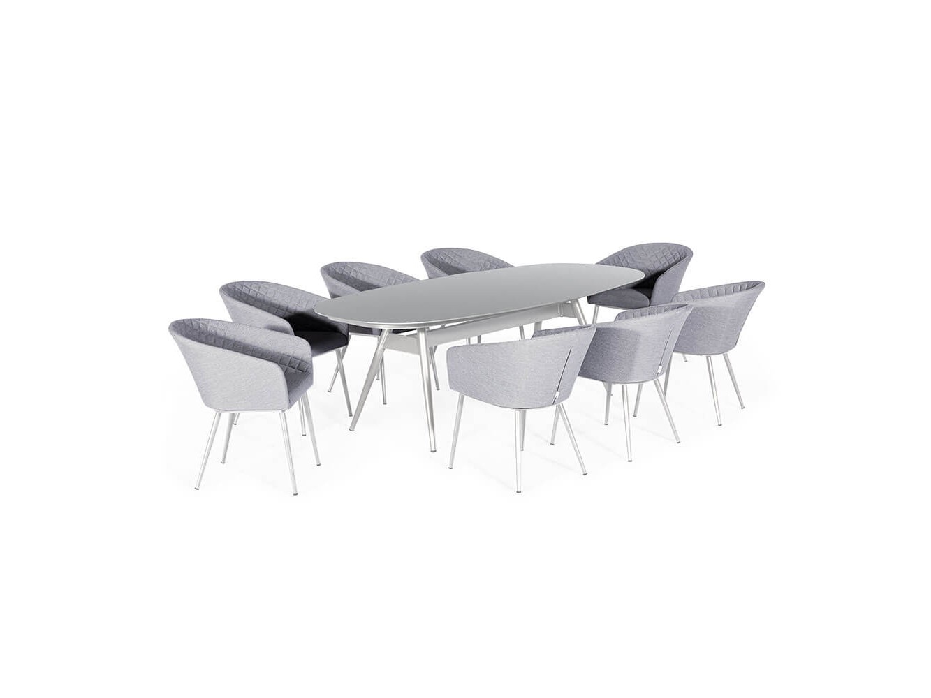 Napoli 8 Seat Oval Dining Set Napoli 8 Seat Oval Dining Set
