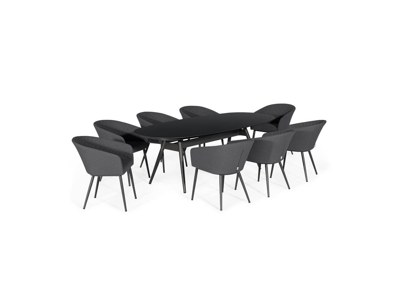 Napoli 8 Seat Oval Dining Set Napoli 8 Seat Oval Dining Set