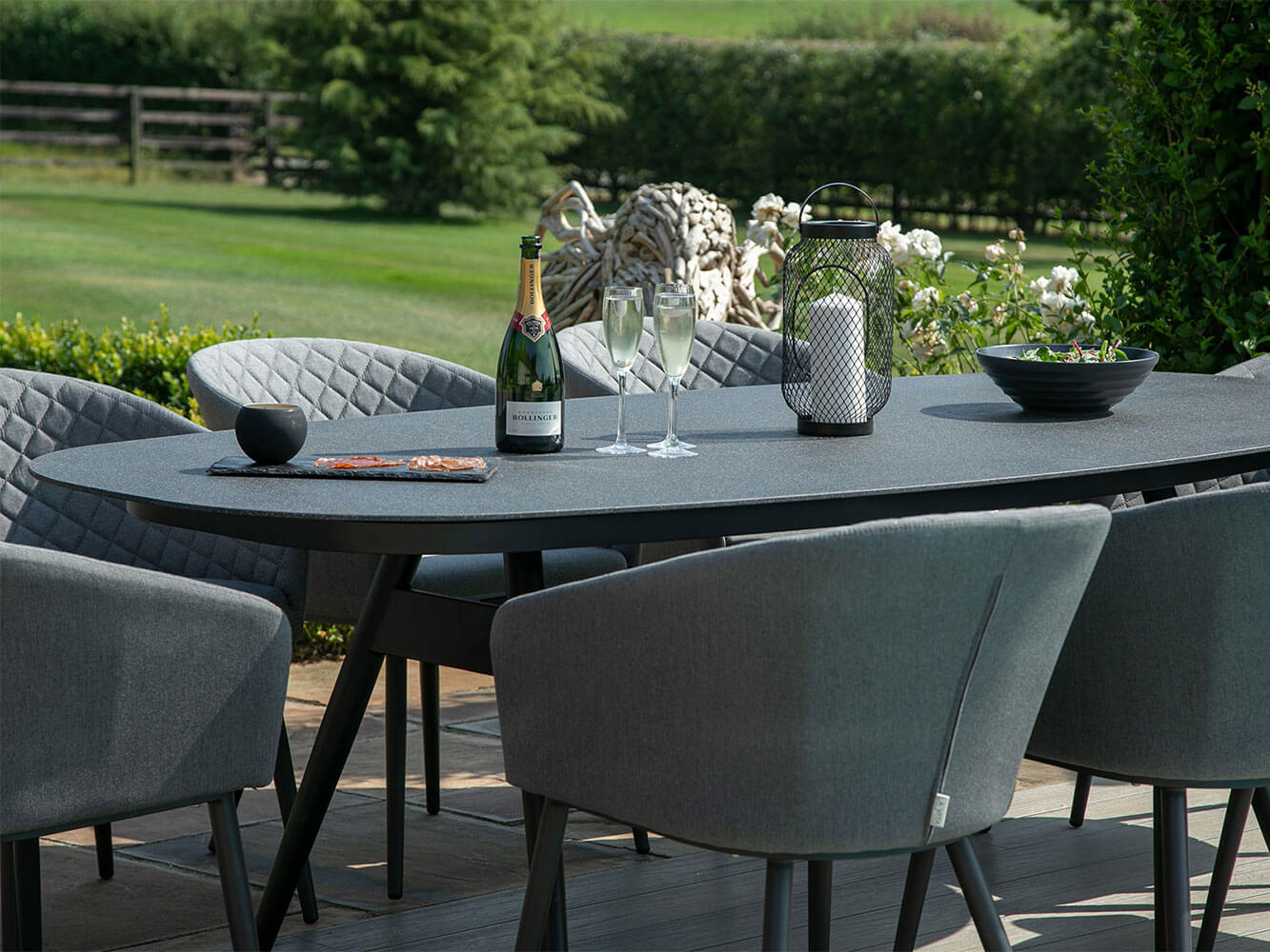 Napoli 8 Seat Oval Dining Set Napoli 8 Seat Oval Dining Set