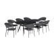 Nuoro 8 Seat Oval Dining Set Nuoro 8 Seat Oval Dining Set