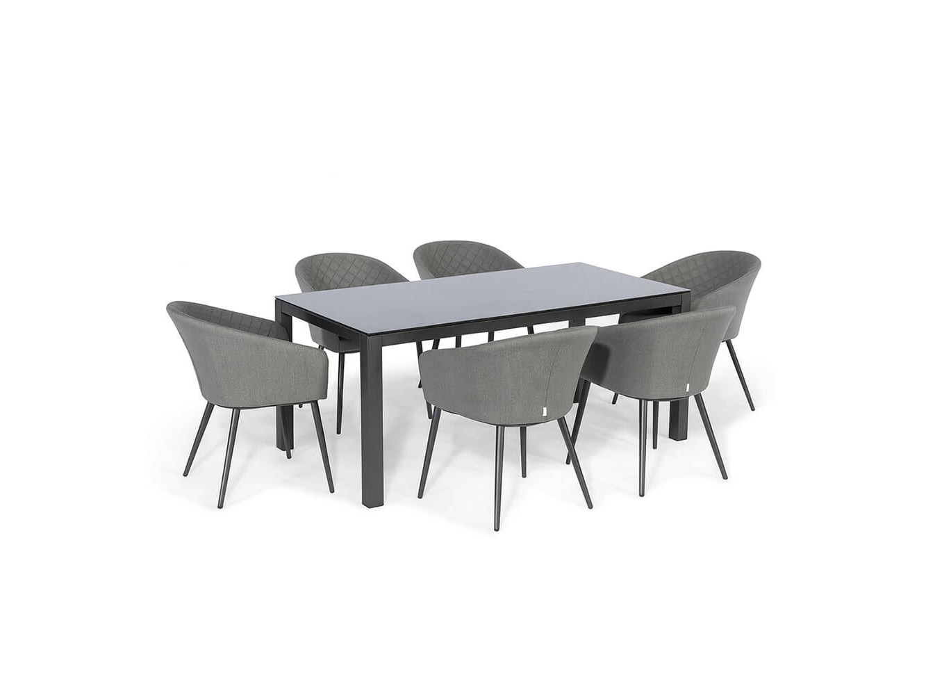 Conjunto de Jantar Rectangular Napoli com 6 Lugares