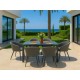 Conjunto de Jantar Rectangular Napoli com 6 Lugares