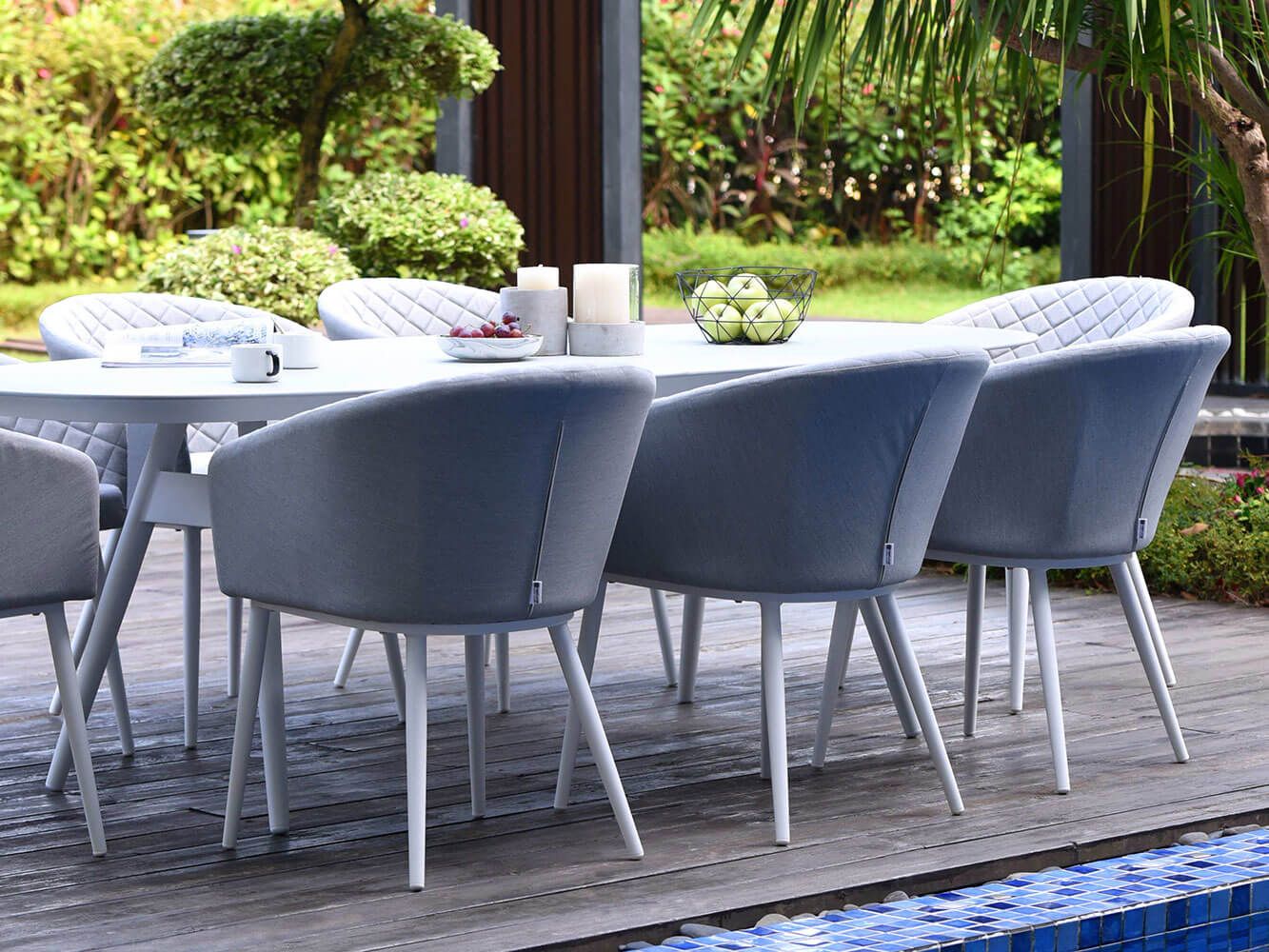 Napoli 8 Seat Oval Dining Set Napoli 8 Seat Oval Dining Set