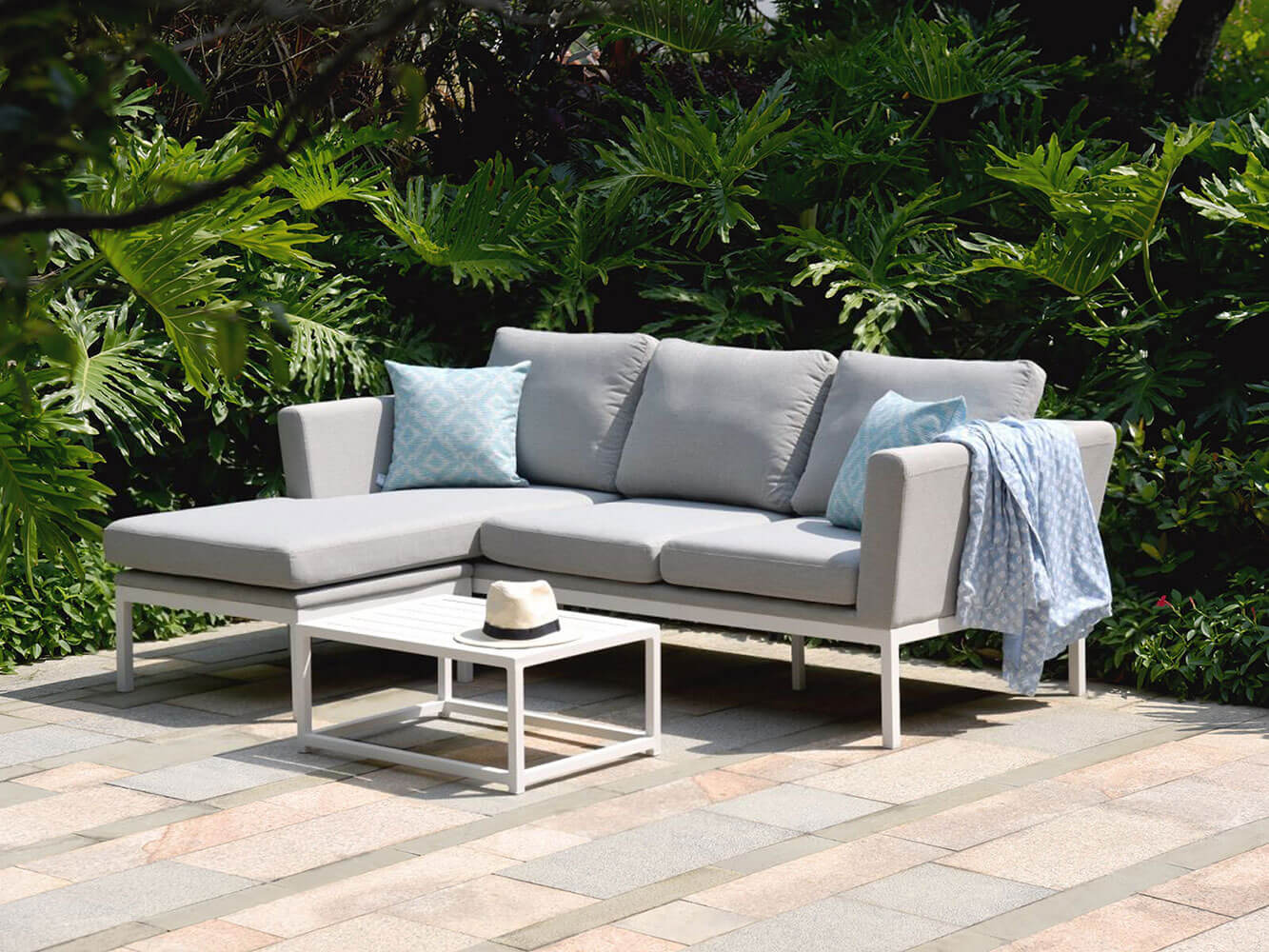 Conjunto de Sofá com Chaise Longue Argenta Conjunto de Sofá com Chaise Longue Argenta