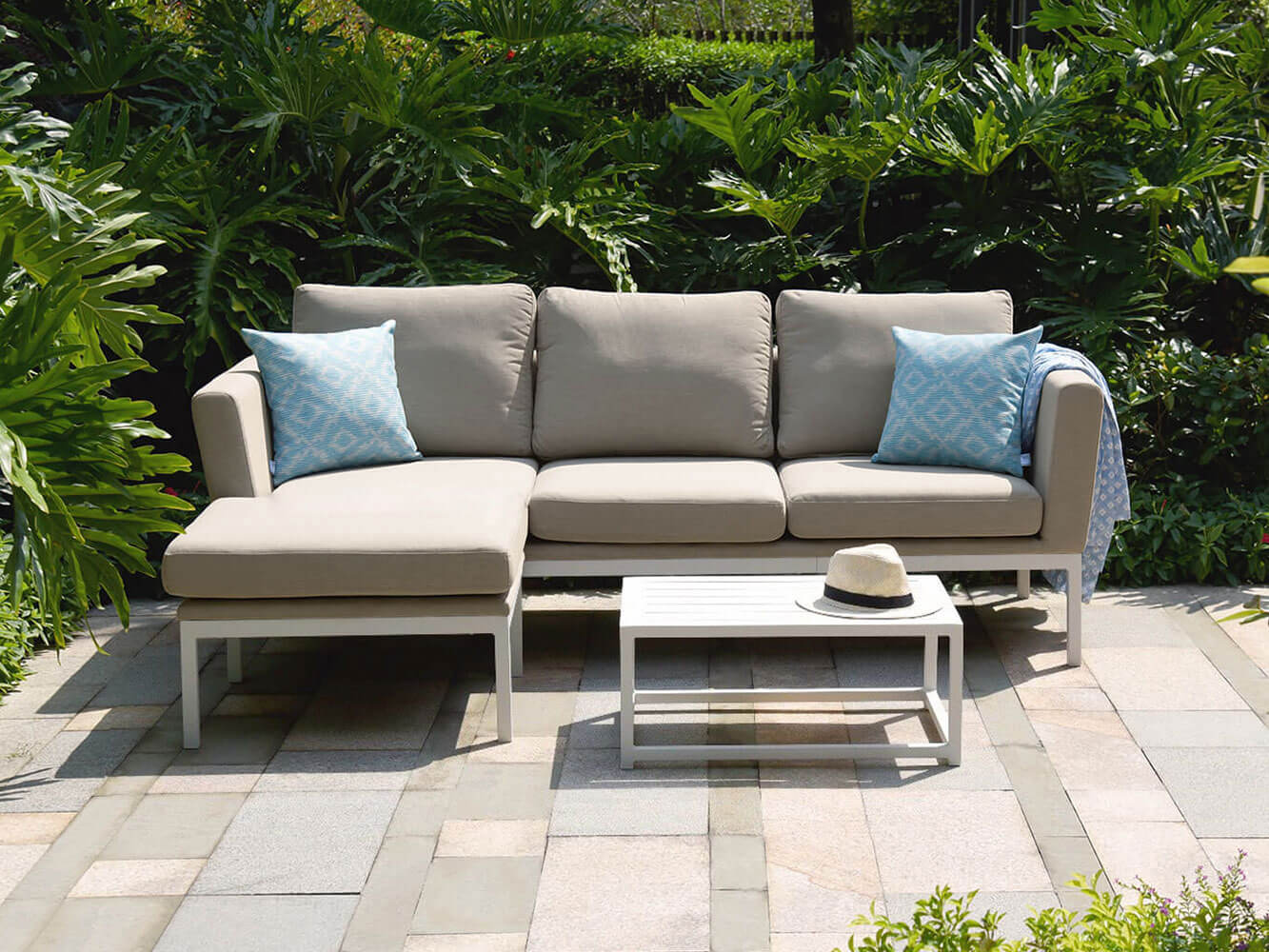 Conjunto de Sofá com Chaise Longue Argenta Conjunto de Sofá com Chaise Longue Argenta