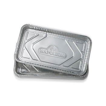 Napoleon Grandes Bandejas para Recoger Grasa - 14'' x 8'' (Paquete de 5) Napoleon Grandes Bandejas para Recoger Grasa - 14'' x 8'' (Paquete de 5)
