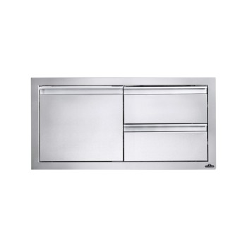 Napoleon 36'' x 16'' Single Door & Double Drawer Combo