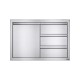 Napoleon 36'' x 24'' Single Door & Triple Drawer Combo