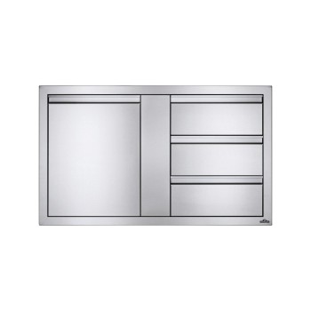 Napoleon 42'' x 24'' Large Single Door & Triple Drawer Napoleon 42'' x 24'' Large Single Door & Triple Drawer