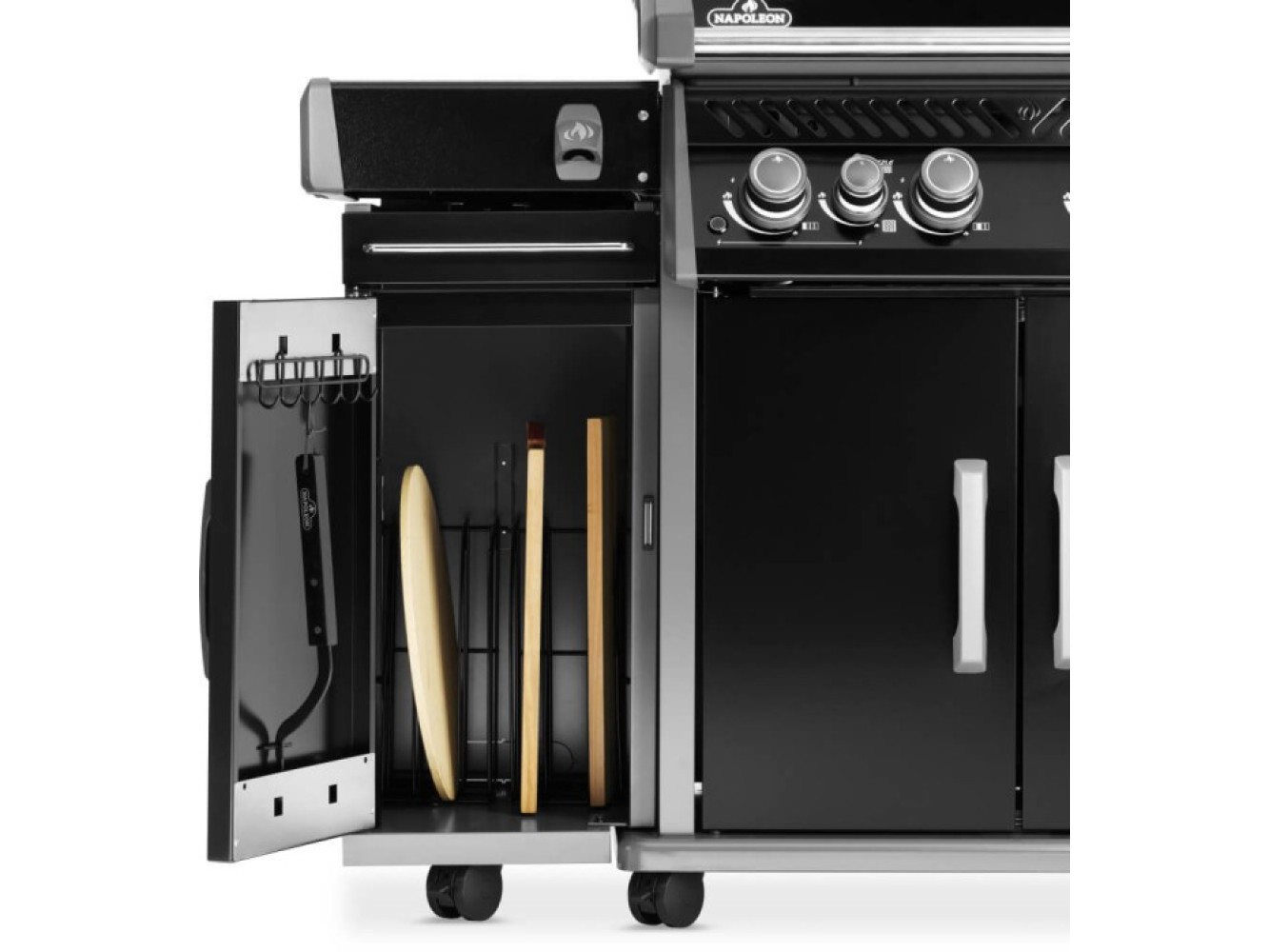 Napoleon Rogue® PRO Black Storage Cart
