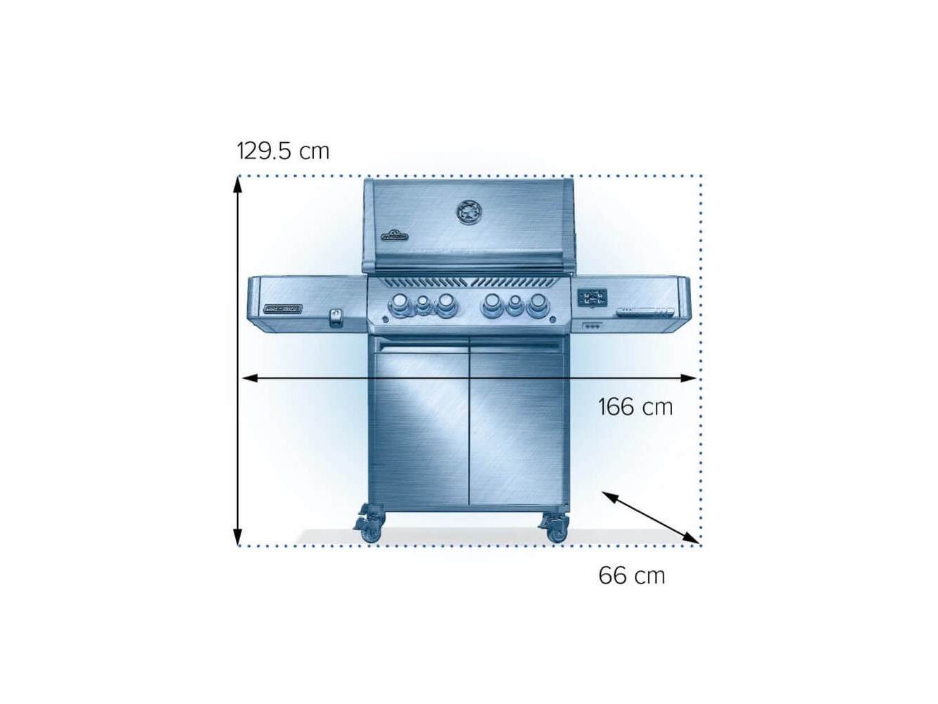 Napoleon Phantom Prestige 500 Connected RSIB Gas Grill 
