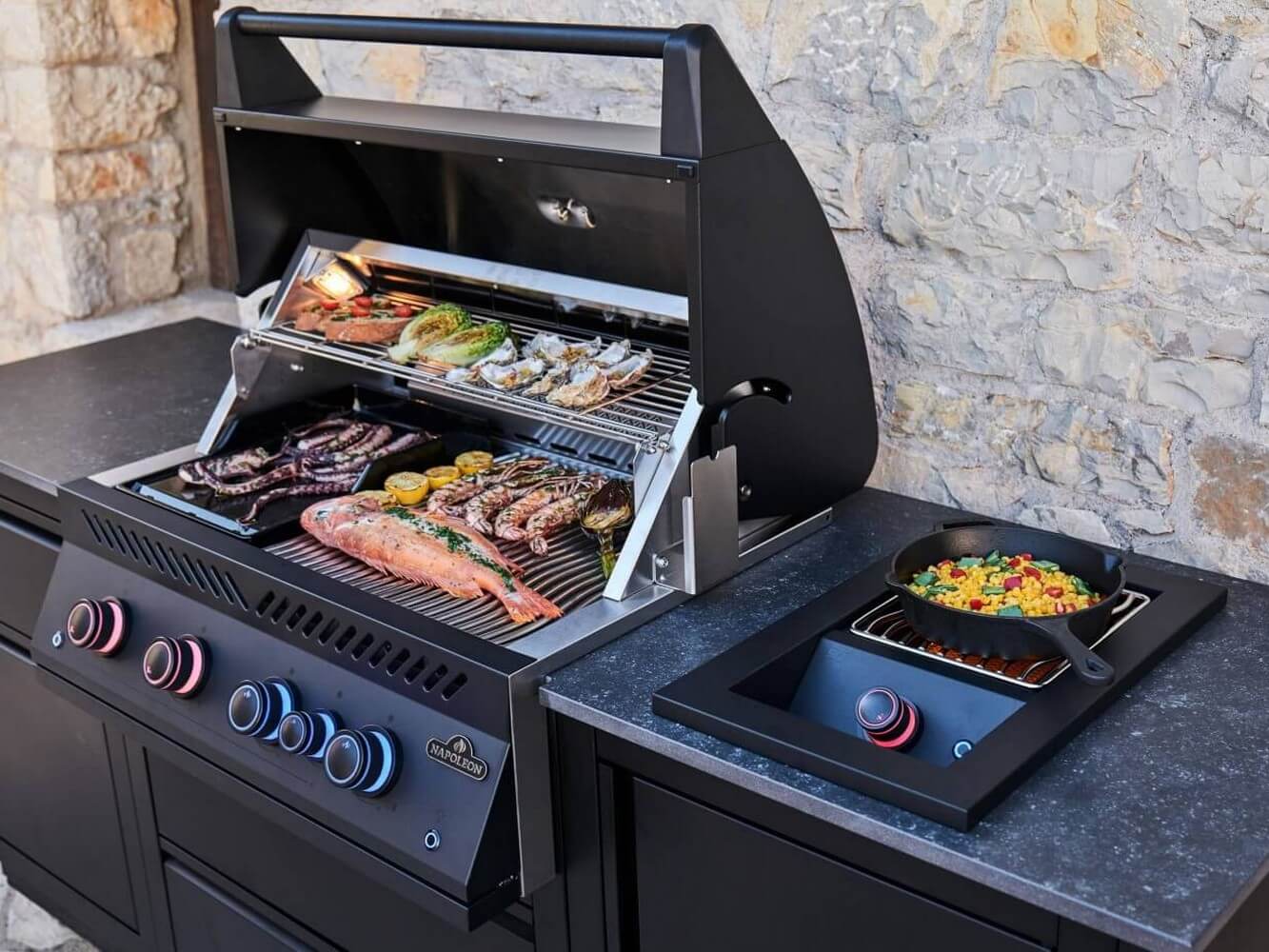 Napoleon Oasis 105 Black Outdoor Kitchen Napoleon Oasis 105 Black Outdoor Kitchen