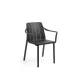Tiberina Armchair - ANTRACITE