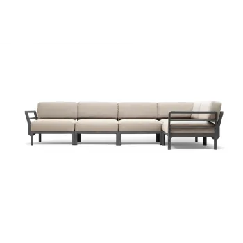 Maximo 5 Sofa - BASALTO/PERLA