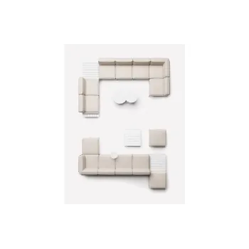 Maximo Corner Element - GESSO/PERLA