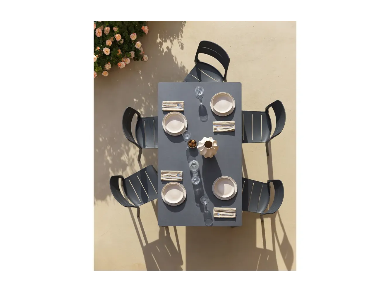 Table Piave 160x90 - ANTRACITE